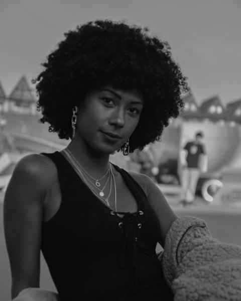 Black & white portrait
